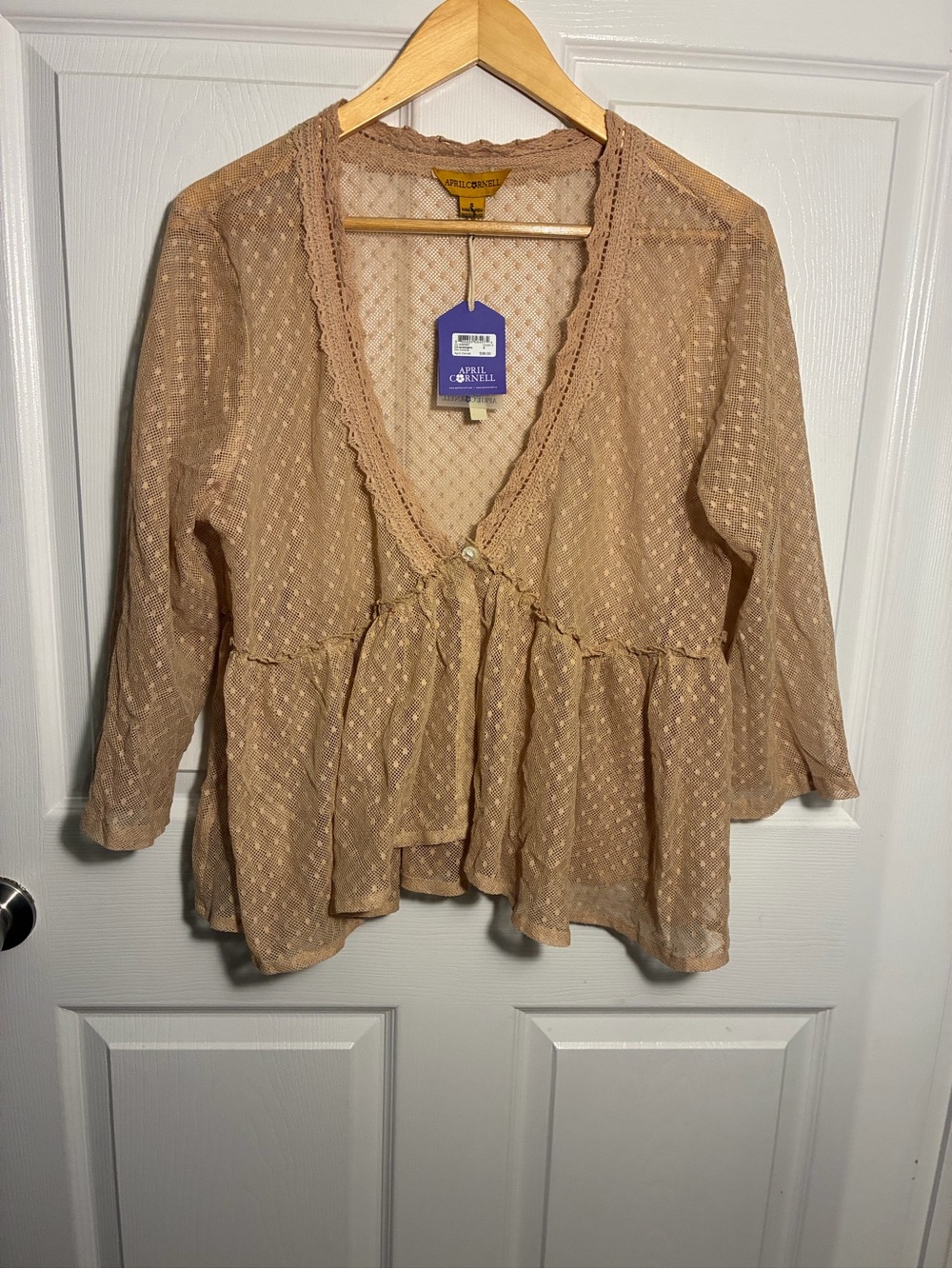 April Cornell Beige/Tan Ella cover up